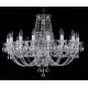 Candelabru Cristale, Sticla, Bohemia, E14, L001021CE, Crystal