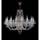 Candelabru Cristale, Sticla, Bohemia, E14, L001021CE, Crystal