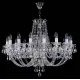 Candelabru Cristale, Sticla, Bohemia, E14, L001021CE, Crystal