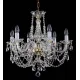 Candelabru Cristale, Sticla, Bohemia, E14, L001022CE, Crystal