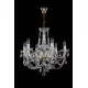 Candelabru Cristale, Sticla, Bohemia, E14, L001022CE, Crystal