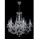 Candelabru Cristale, Sticla, Bohemia, E14, L001022CE, Crystal