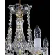 Candelabru Cristale, Sticla, Bohemia, E14, L001023CE, Crystal