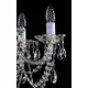 Candelabru Cristale, Sticla, Bohemia, E14, L001023CE, Crystal