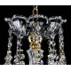 Candelabru Cristale, Sticla, Bohemia, E14, L001023CE, Crystal