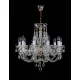 Candelabru Cristale, Sticla, Bohemia, E14, L001023CE, Crystal