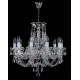 Candelabru Cristale, Sticla, Bohemia, E14, L001023CE, Crystal