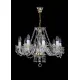 Candelabru Cristale, Sticla, Bohemia, E14, L001028CE, Crystal