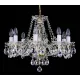 Candelabru Cristale, Sticla, Bohemia, E14, L001031CE, Crystal