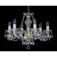 Candelabru Cristale, Sticla, Bohemia, E14, L001032CE, Crystal