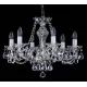 Candelabru Cristale, Sticla, Bohemia, E14, L001032CE, Crystal