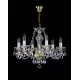 Candelabru Cristale, Sticla, Bohemia, E14, L001032CE, Crystal