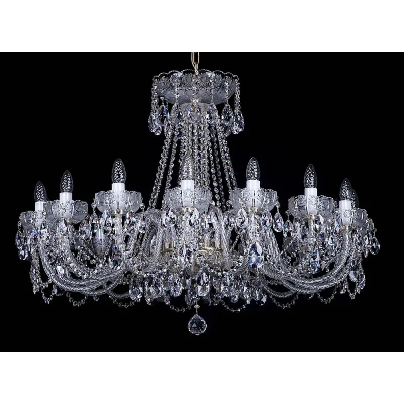 Candelabru Cristale, lux, Bohemia, E14, L001033CLN, Crystal