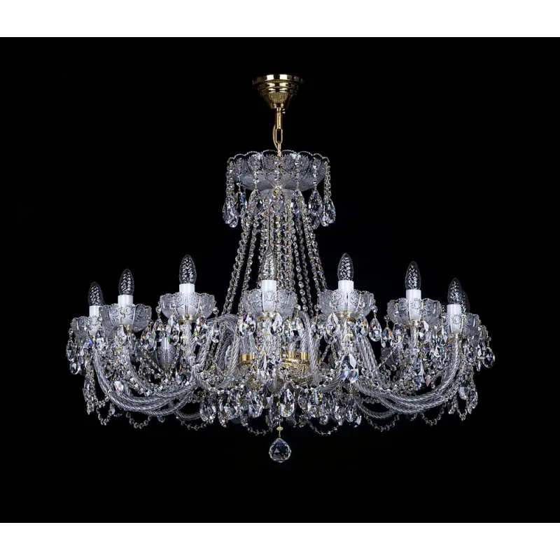 Candelabru Cristale, lux, Bohemia, E14, L001033CLN, Crystal