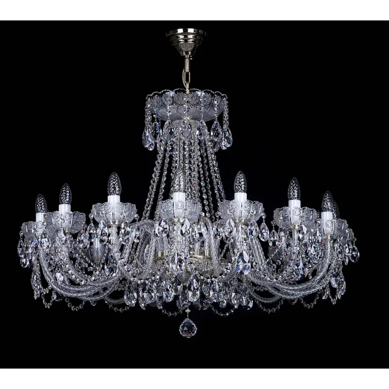 Candelabru Cristale, lux, Bohemia, E14, L001033CLN, Crystal