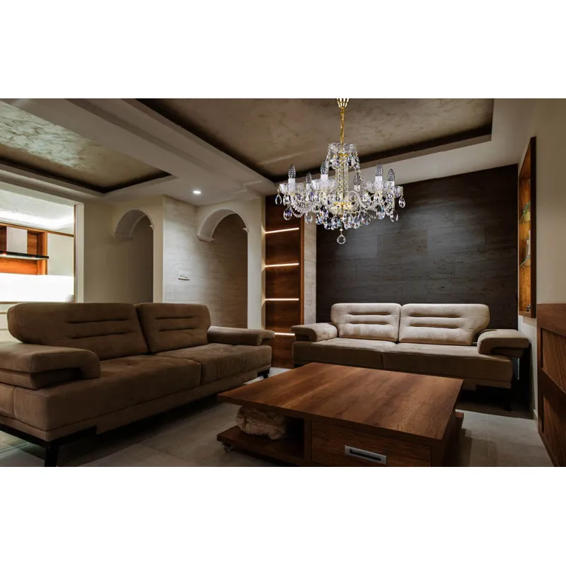 Candelabru Cristale, Bohemia, E14, L001035CLN, Crystal