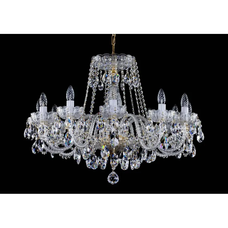 Candelabru Cristale, lux, Bohemia, E14, L001036CE, Crystal