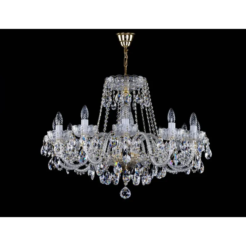 Candelabru Cristale, lux, Bohemia, E14, L001036CE, Crystal