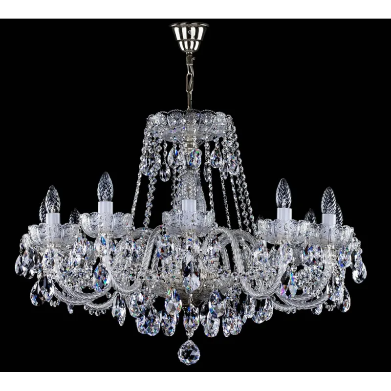 Candelabru Cristale, lux, Bohemia, E14, L001036CE, Crystal