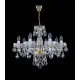 Candelabru Cristale, Sticla, Bohemia, E14, L001037CE, Crystal