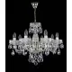 Candelabru Cristale, Sticla, Bohemia, E14, L001037CE, Crystal