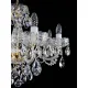 Candelabru Cristale, Sticla, Bohemia, E14, L001037CE, Crystal