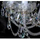 Candelabru Cristale, Sticla, Bohemia, E14, L001037CE, Crystal