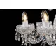 Candelabru Cristale, Sticla, Bohemia, E14, L001037CE, Crystal
