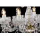 Candelabru Cristale, Sticla, Bohemia, E14, L001037CE, Crystal