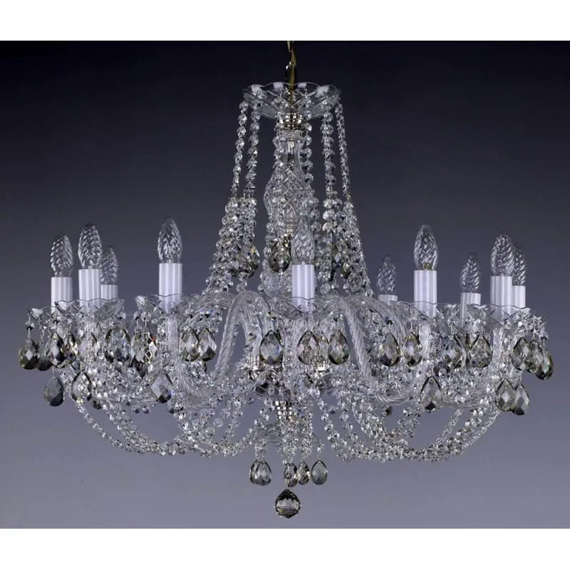 Candelabru Cristale, Bohemia, E14, L001051B 8006, Crystal