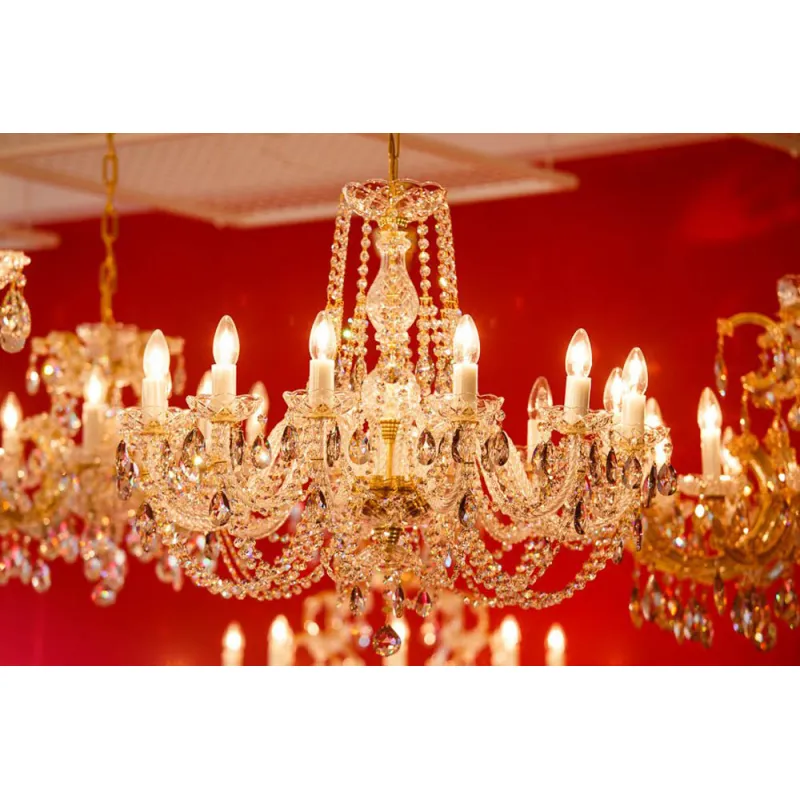 Candelabru Cristale, Bohemia, E14, L001051B 8006, Crystal