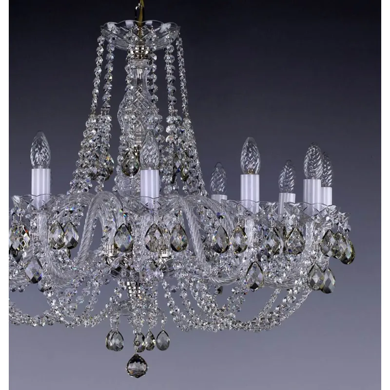Candelabru Cristale, Bohemia, E14, L001051B 8006, Crystal