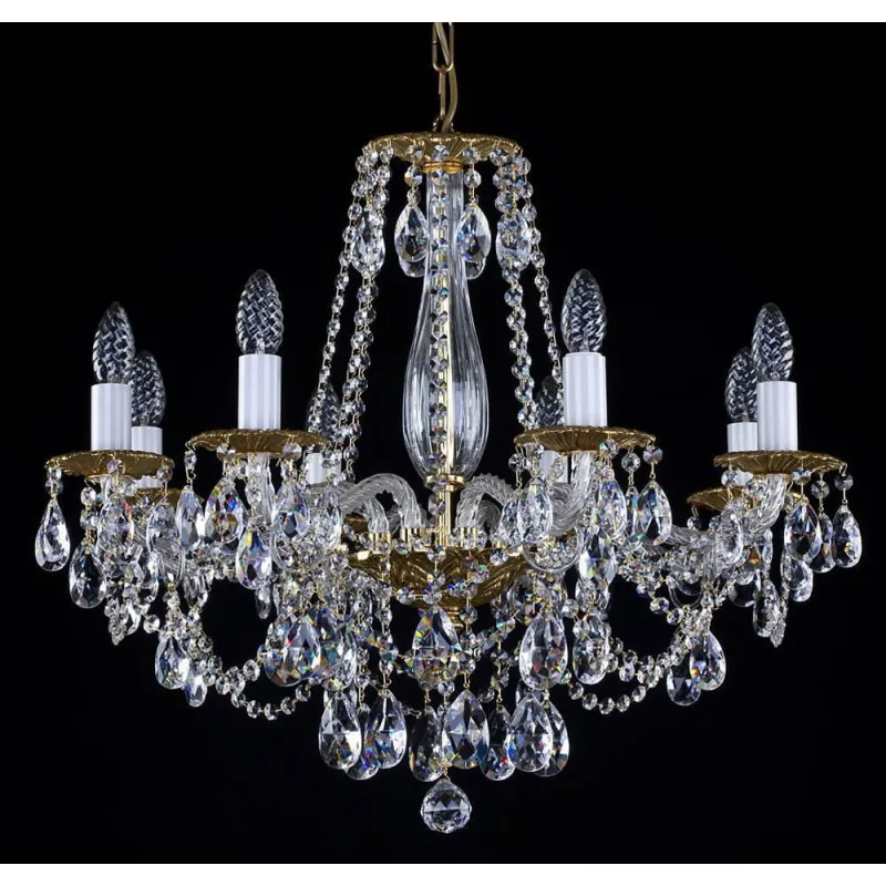 Candelabru Cristale, Bohemia, E14, L001075CE, Crystal