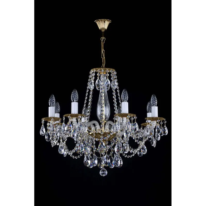 Candelabru Cristale, Bohemia, E14, L001075CE, Crystal