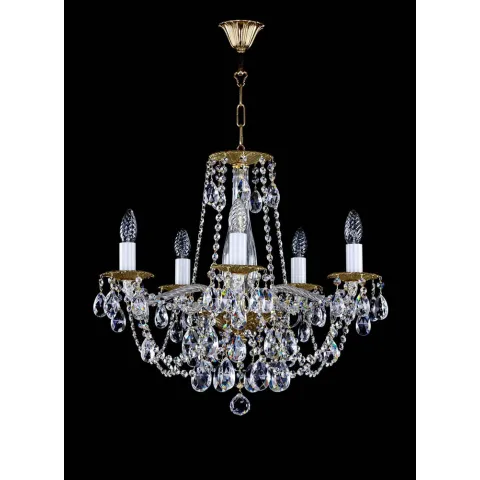 Candelabru Cristale, Bohemia, E14, L001076CE, Crystal