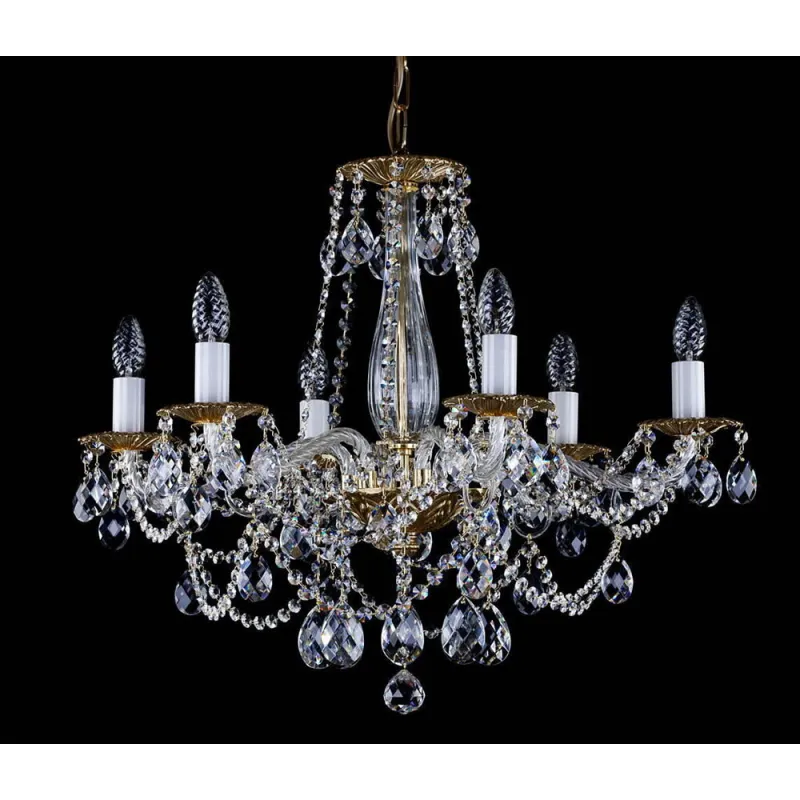Candelabru Cristale, Bohemia, E14, L001077CE, Crystal