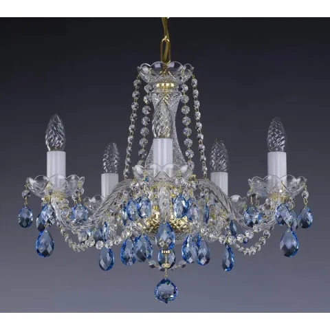 Candelabru Cristale, Bohemia, E14, L001083B 6006, Crystal