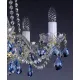 Candelabru Cristale, Bohemia, E14, L001083B 6006, Crystal