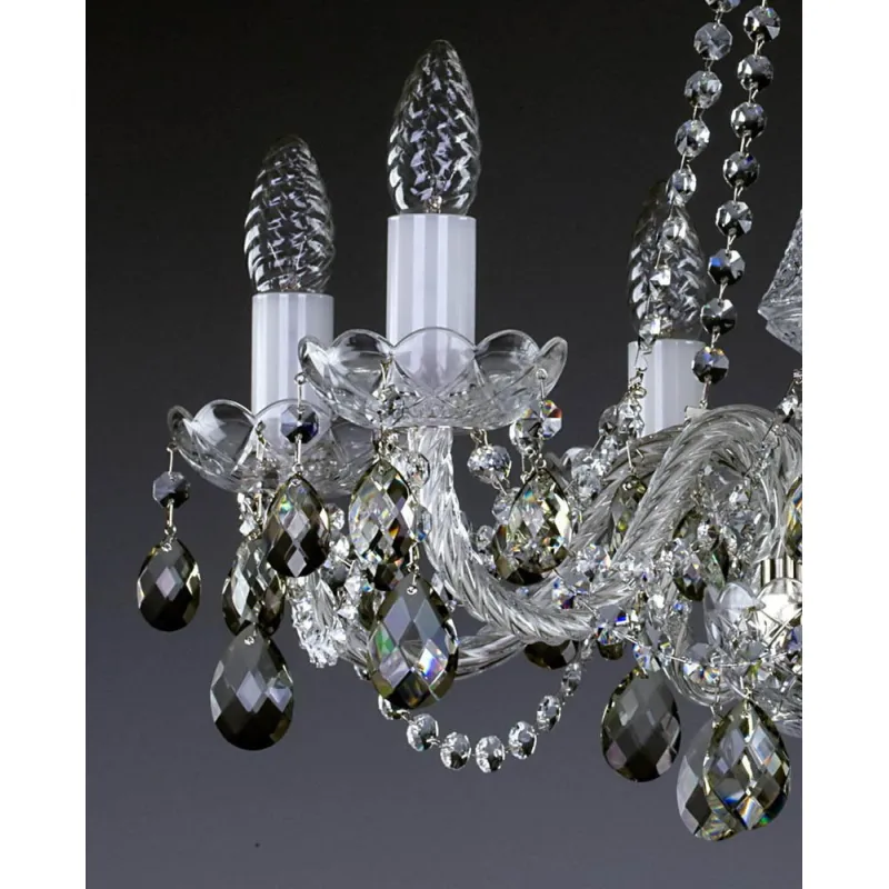 Candelabru Cristale, Bohemia, E14, L001089B 8007, Crystal