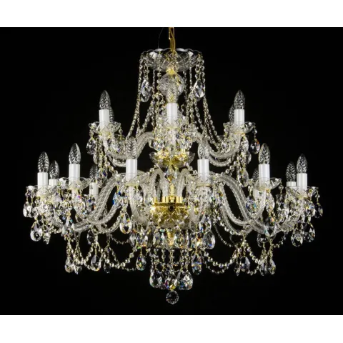 Candelabru Cristale, Bohemia, E14, L00109019CLN, Crystal