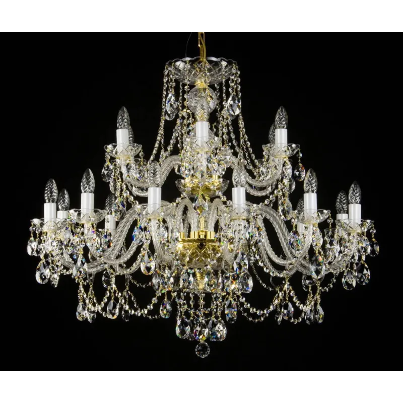 Candelabru Cristale, Bohemia, E14, L00109019CLN, Crystal