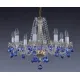 Candelabru Cristale, Bohemia, E14, L001090B 6006, Crystal