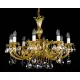Candelabru Alama, Cristale, Bohemia, E14, L00109123CE, Crystal