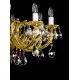Candelabru Alama, Cristale, Bohemia, E14, L00109123CE, Crystal