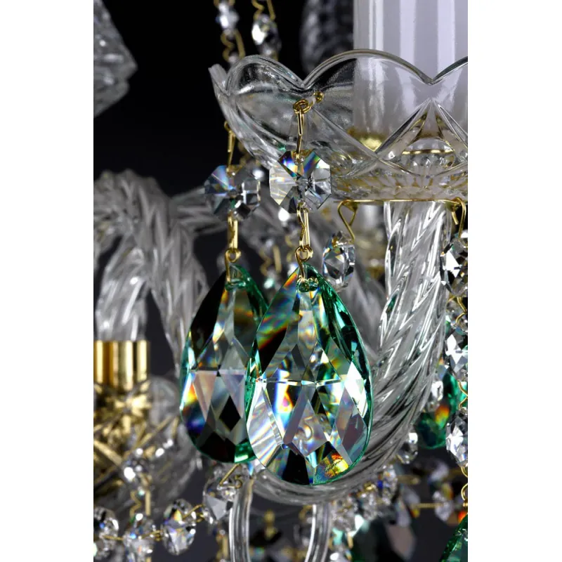 Candelabru Cristale, Bohemia, E14, L001098CE 5005, Crystal