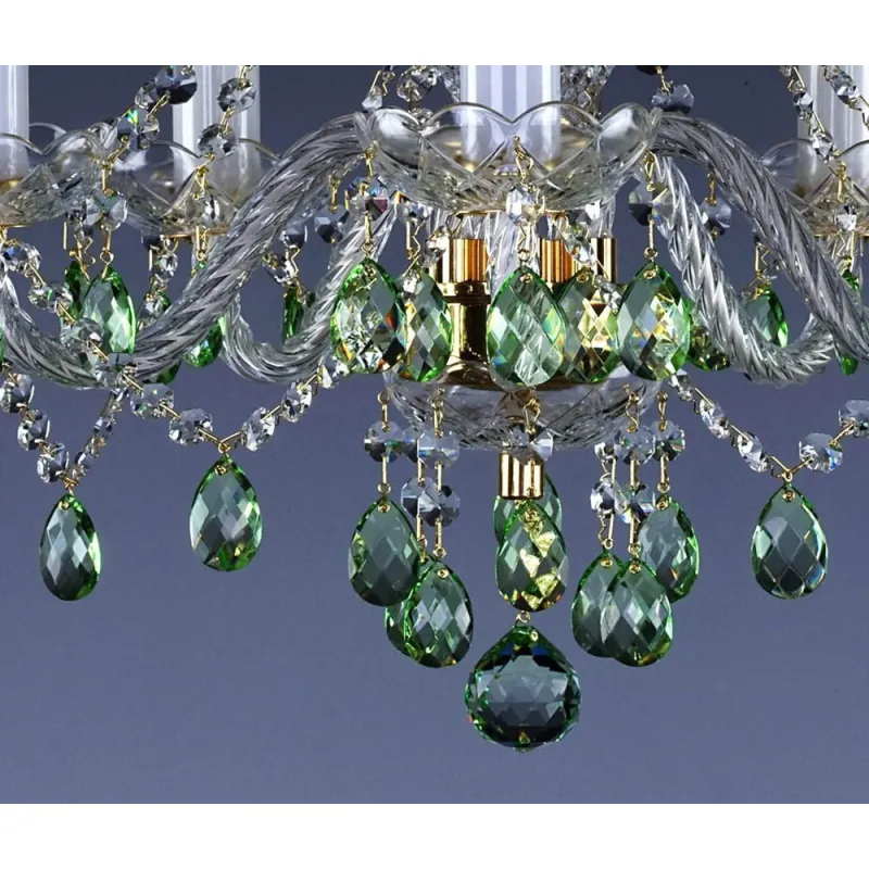 Candelabru Cristale, Bohemia, E14, L101003B 5005, Crystal