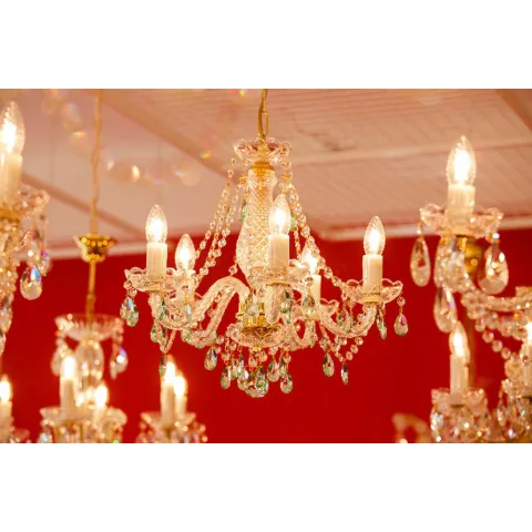 Candelabru Cristale, Bohemia, E14, L101003B 5005, Crystal