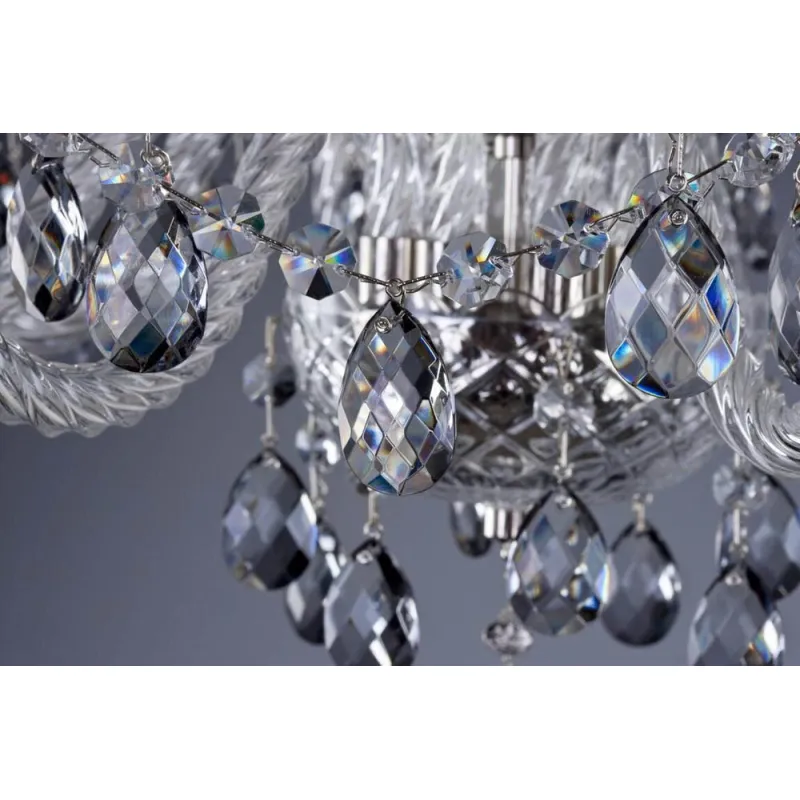 Candelabru Cristale, Bohemia, E14, L101009B 8006, Crystal