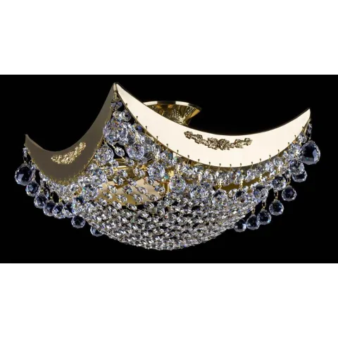 Plafoniera Cristale, Square, Bohemia, E27, L10101024CE, Crystal