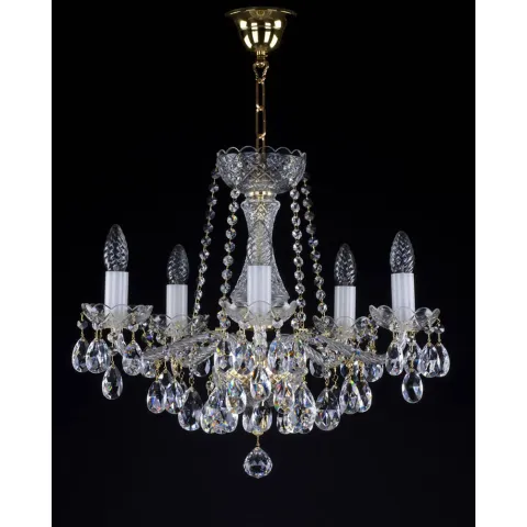 Candelabru Cristale, Bohemia, E14, L101028CE, Crystal